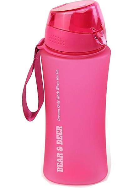 Bear & Deer Buzlu Pembe Detoks Filitreli Matara 480 ml 1 Adet