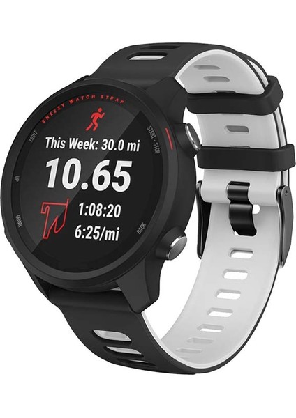 Huawei Watch Gt 3 Elegant – Active 42MM 20MM Uyumlu Stride Çift Renkli Silikon Kordon