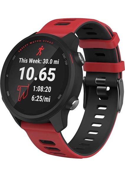 Huawei Watch Gt 3 Elegant – Active 42MM 20MM Uyumlu Stride Çift Renkli Silikon Kordon