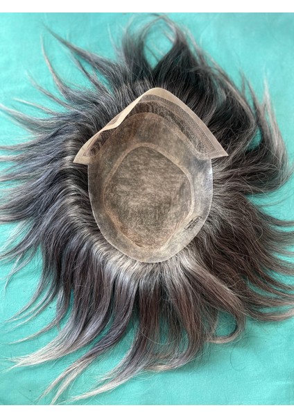 Protez Saç Erkek Angora Model 7x9 %40 Beyaz