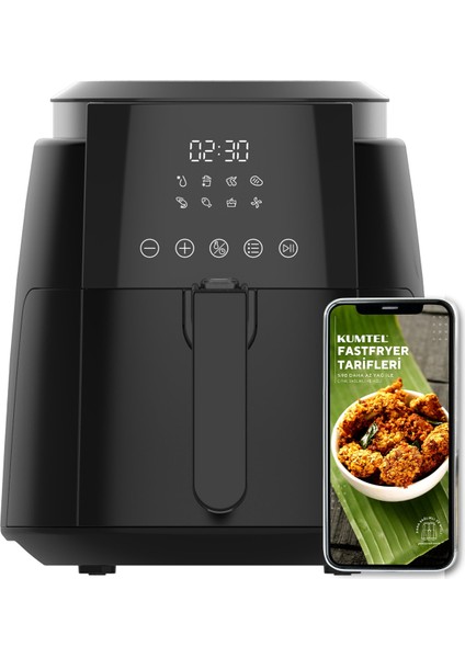 Digital Fastfryer Xl ( Yağsız Fritöz Airfryer ) Haf-02