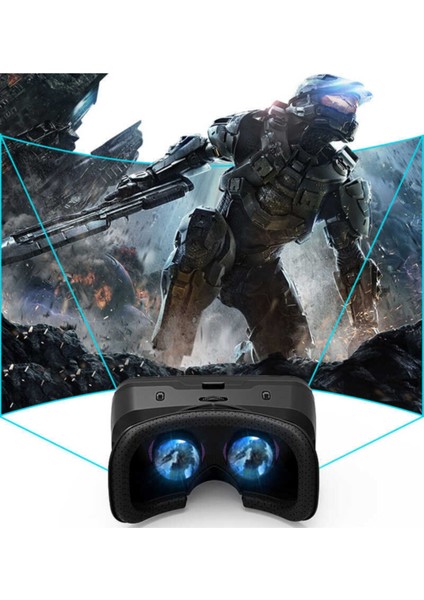 VR SHINECON G06A Reçine Lens 720° Panoramik 3D Stereo Sanal Gerçeklik Gözlüğü Metaverse Popsoket