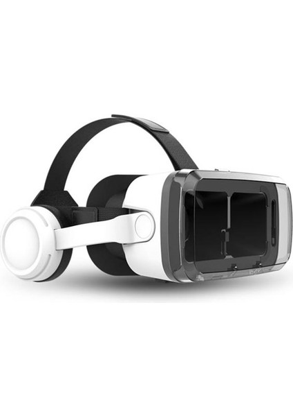 VR SHINECON G04BS Kulaklıklı Uyumlu Kablosuz Bluetooh Versiyon 3D Vr Gözlükleri 4.5-6.7 Inch