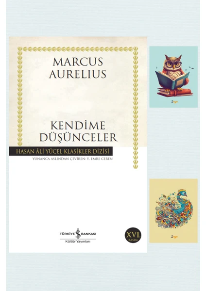 Kendime Düşünceler: Hasan Ali Yücel Klasikleri - Marcus Aurelius + Not Defterli Seti