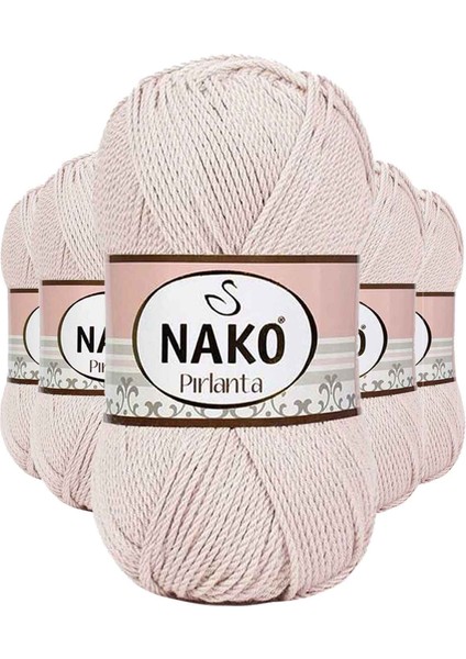 5 Adet Pırlanta Amigurumi El Örgü İpi Yünü Bal Köpüğü 10889