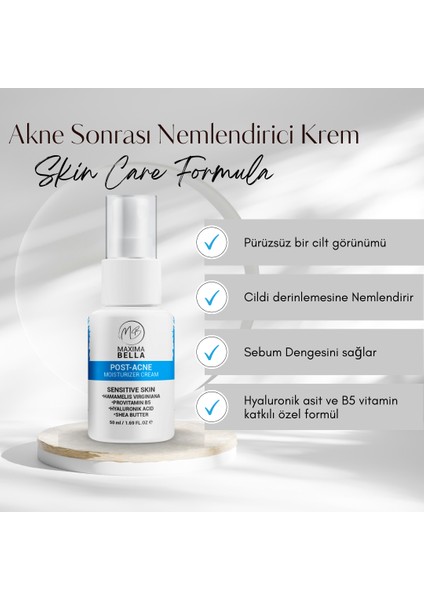 Akne Karşıtı Serum Ve Nemlendirici Bakım Kremi | 2 Ürün Birden|