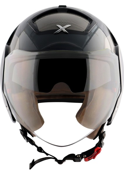 Striker Kask Ultron Black Grey Gloss