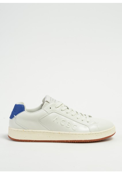 Beyaz - Mavi Erkek Sneaker Shacbtl