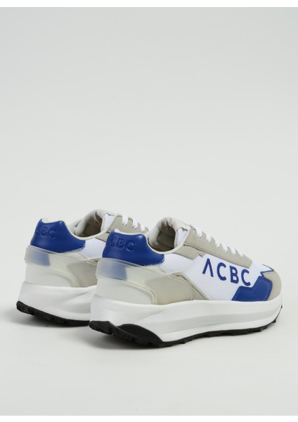 Beyaz - Mavi Erkek Sneaker Shacbrun modelleri