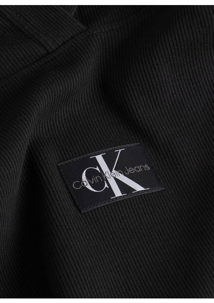 Kapüşon Yaka Düz Siyah Kadın T-Shirt J20J221441 fiyatları