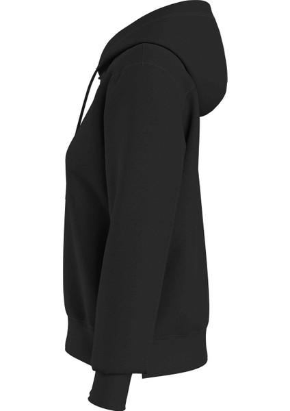 Kapüşon Yaka Baskılı Siyah Kadın Sweatshırt J20J221335 fırsatları