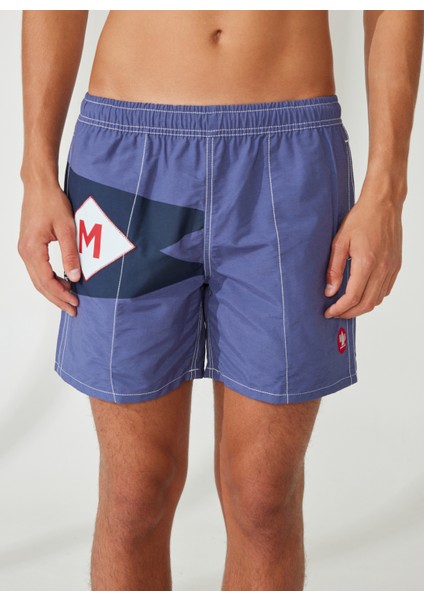 Indigo Erkek Şort Mayo Burgee Short