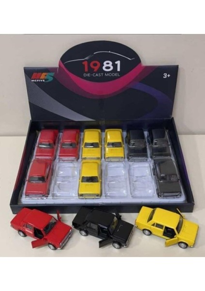 Die Cast Model Metal Tofaş Murat 124 Çek Bırak Oyuncak Araba