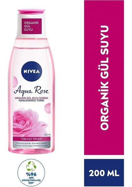 Aqua Rose Organik Gül Suyu Içeren Tonik 200 ml