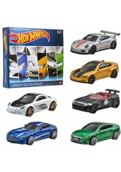 Hot Wheels Avrupa Araba Kültürü 6 Lı Araba Seti HDH51 - 0710