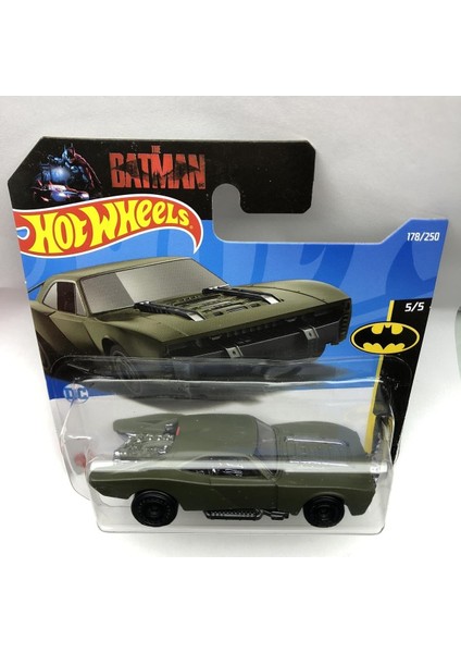 New - Yeni Batman Batmobıle Mat Haki Renk 1:64 Ölçek Hot Wheels Marka 5/5 fiyatları