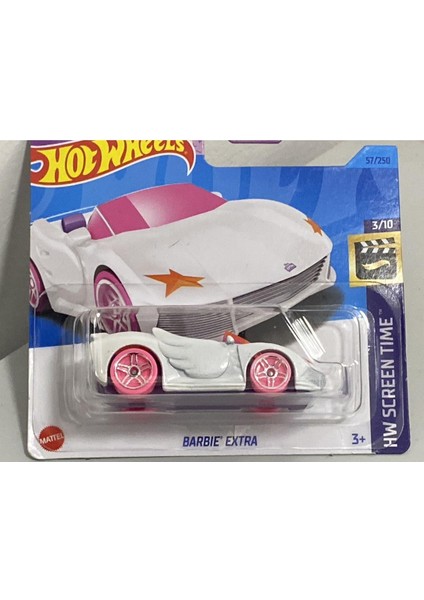 Hot Wheels Barbie Extra Beyaz Araba Hw Screen Time 2023