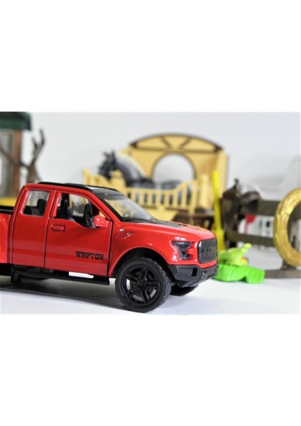 EC Shop Koleksiyon Araba Ford Ranger Fx4 Diecast Model Çek Bırak Metal Araba