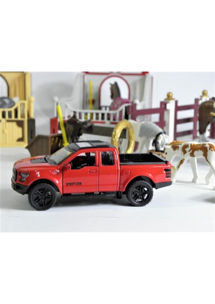 EC Shop Koleksiyon Araba Ford Ranger Fx4 Diecast Model Çek Bırak Metal Araba