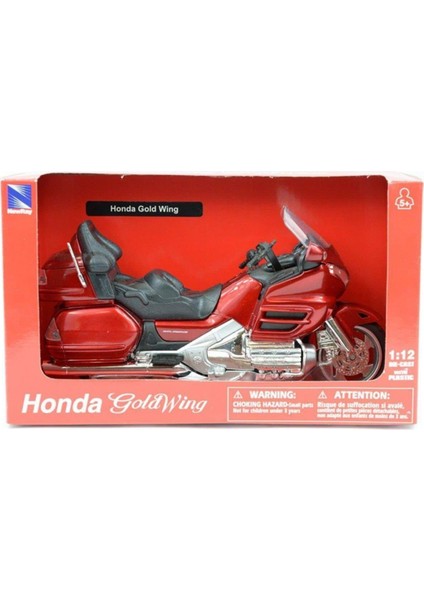 New Ray 1:12 Ölçek Honda Gold Wing 2010 Model Motor Honda Gold Wing 2010 Motosiklet