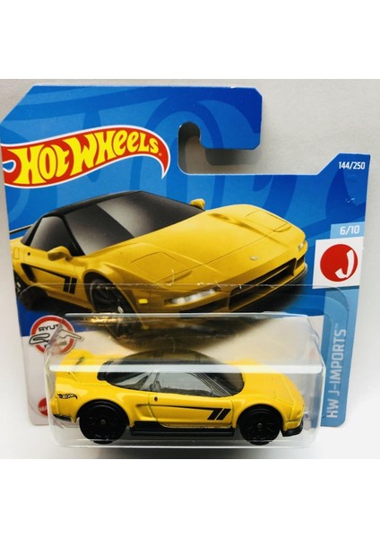 Hot Wheels 2022 Yeni - New 90 Acura Nsx Sarı 1:64 Ölçek Hot Wheels Marka 5/10