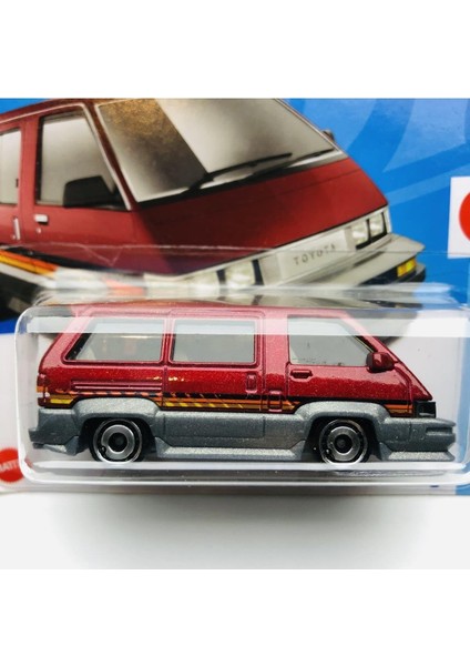 Hot Wheels 2022 Yeni 1986 Toyota Van Minibus Red 1:64 Ölçek Hot Wheels Marka 1/5