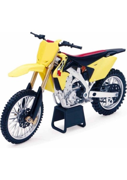 Suzuki RM-Z450 2014 Model Motorsiklet Sarı 1/12 Ölçek