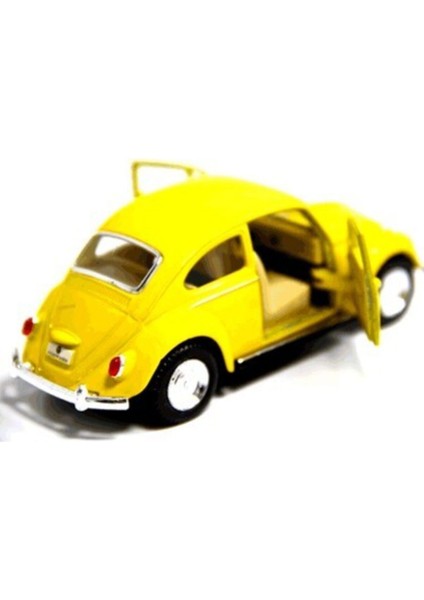 Haapy Toys Çek Bırak Metal Sarı Vosvos Araba