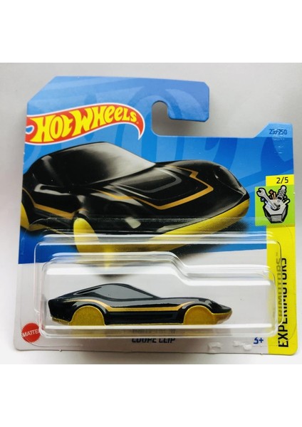 New - Yeni Coupe Clip Anahtarlık Olabilme Özellikli Black 1:64 Ölçek Hot Wheels Marka 2/5