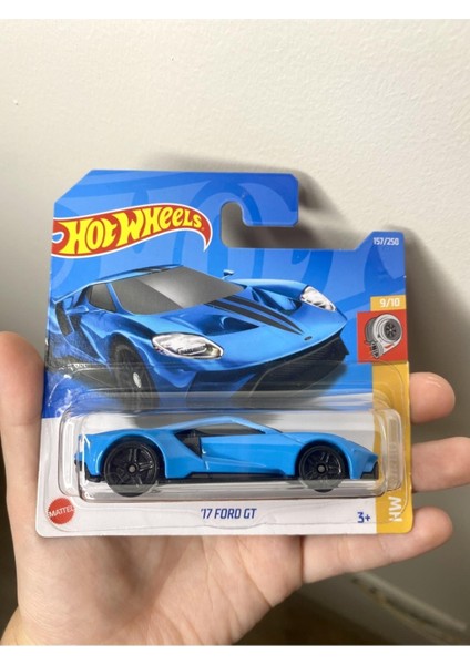 Hot Wheels Hot Wheels 17 Ford Gt Mavi Oyuncak Araba Mini Araba Koleksiyon Araba 1/64 Ölçek