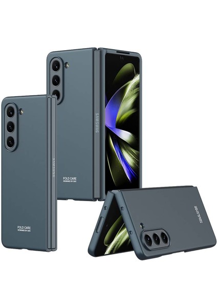 Samsung Galaxy Z Fold 5 ile Uyumlu Kılıf Mat Görünümlü Ultra Ince Telefon Kılıfı Kapak