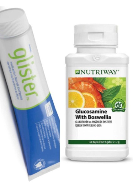 Glister Amway Glıster Amway Gilister & Nutriway Glucosamine Wit Boswellia