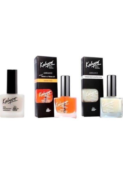 Tırnak Tırnak Bakım Yağı Tırnak Cila 3Lü Set