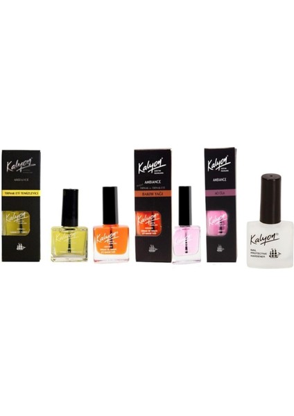 Tırnak Bakım Yağı Tırnak Eti Temizleyici Cila Tırnak 4 Lü Set