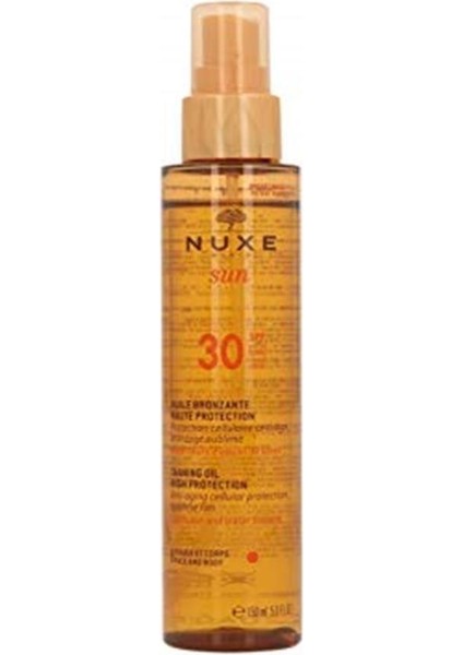 Huile Bronzante Haute Protection SPF30 150ML