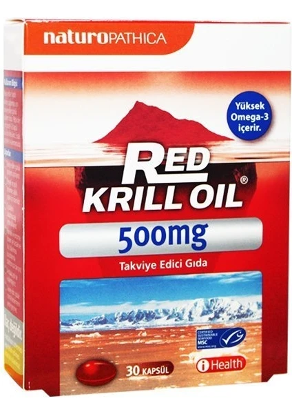 Naturo Pathica Red Krill Oil Besin Takviyesi