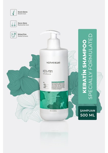 Keratin Shampoo 500 Ml