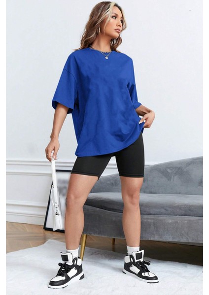 Only Trendwear Unisex Sırt Kral Kelebek Baskılı T-Shirt