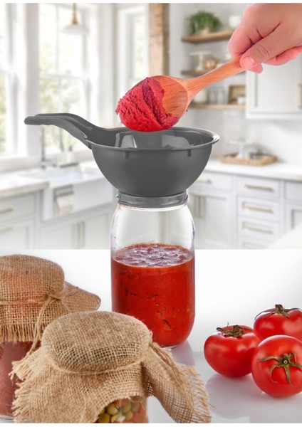 Plastlife Saplı Kavanoz Konserve Hunisi