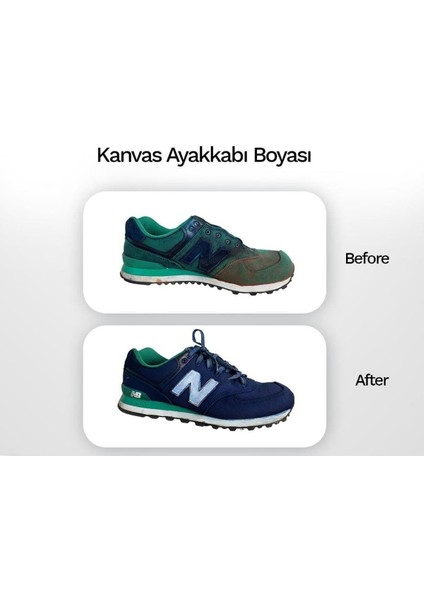 Kanvas - Bez / Kumaş Ayakkabı Boyası 100 Ml - Kartela Renkleri 769744245156