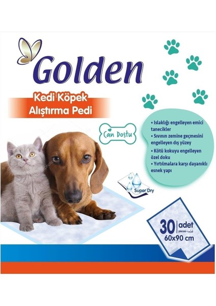 Kedi-Köpek Alıştırma Pedi (30 Adet) (Kedi-Köpek Çiş Pedi) Çiş Pedi