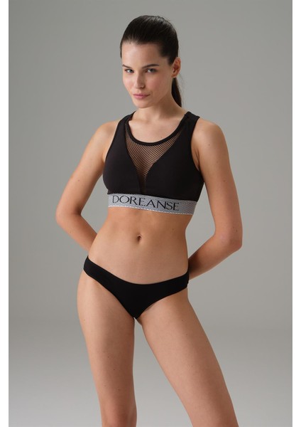 Kadın File Dekolte Detaylı Spor Sütyeni 5578 fiyatları