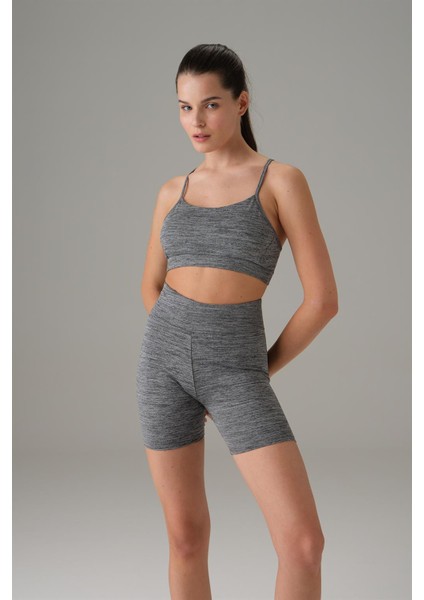 Kadın File Detaylı Sporcu Sütyeni 5596