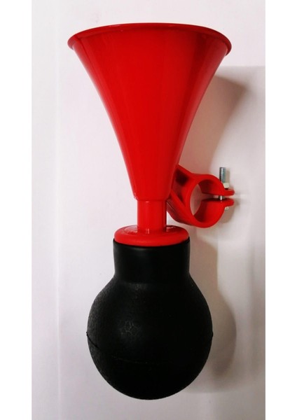 Kırmızı Vak Vak Korna Eğlenceli Tasarım Çocuklar İçin Güvenli Bisiklet Aksesuarı