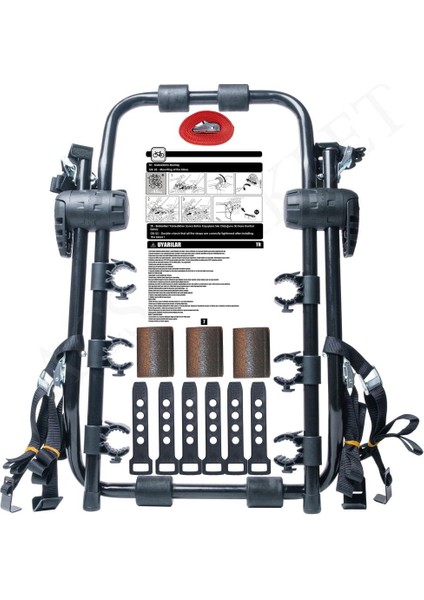 Siyah Pro - 3 Bisiklet Taşıyıcı fiyatları