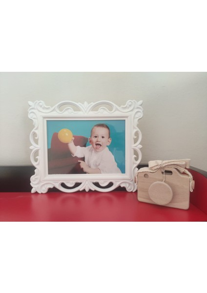 Ahşap Dekoratif Fotoğraf Makinesi