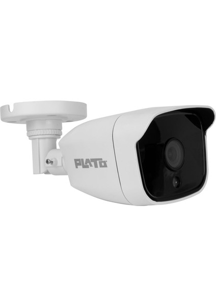 Plato PL-22765 2mp 2.8 mm 4ın1 Gece Görüşlü Siyah Beyaz Plastik Kasa Ahd Bullet Kamera (2818)