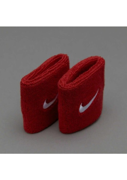 Swoosh Wristbands Havlu El Bilekliği Kırmızı Renk