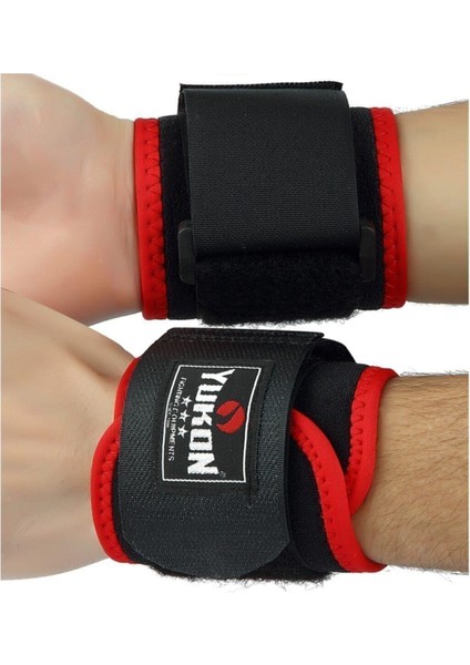 Neopren Ayarlanabilir El Bilekliği Dura-Strong Bileklik-Krımızı