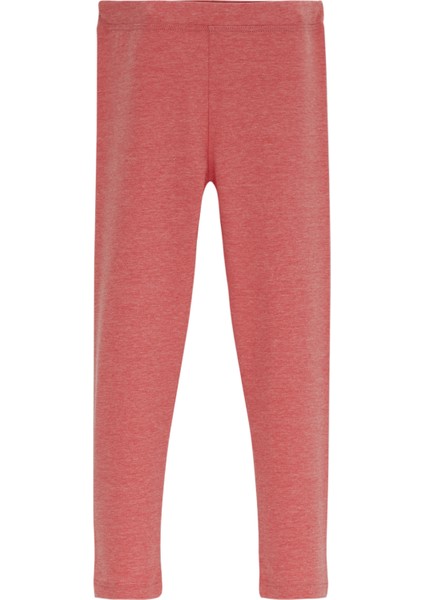 Turuncu Melanj Basic Kız Çocuk Yazlık Tayt